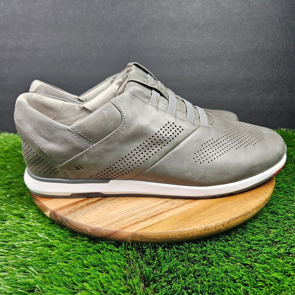 Kizik Boston Mens Size‎ 14 Gray Casual Classic Hands-Free Slip-On Shoes Sneakers